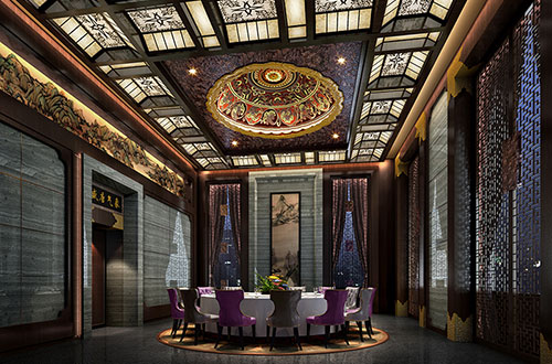杭州低调奢华的新中式酒店设计效果图