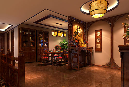 杭州中式家庭装修精品住宅设计效果图